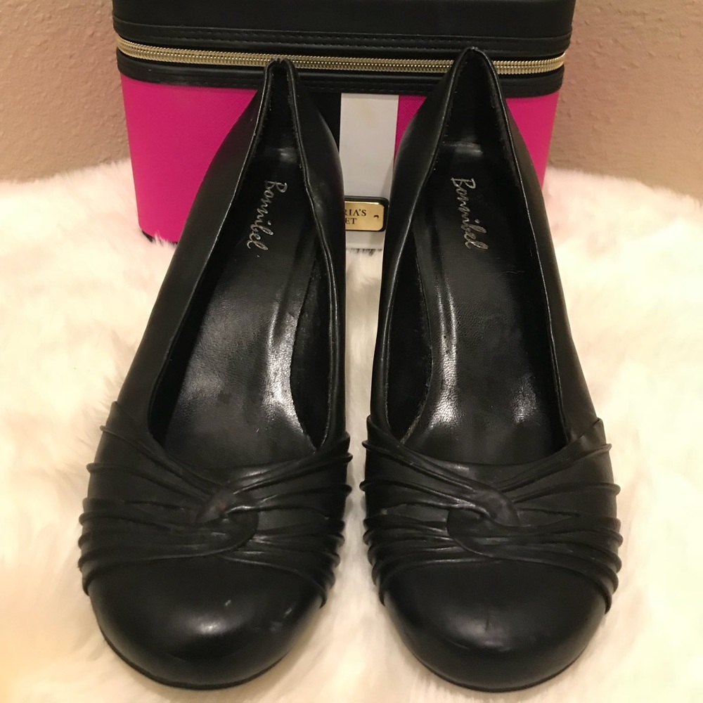 💕Comfortable round toe heels💕